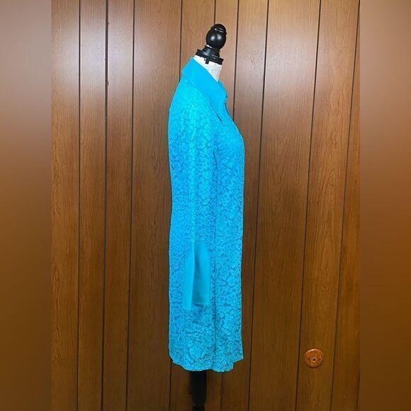 Proenza Schouler floral lace shirtdress size 4 - Picture 9 of 15